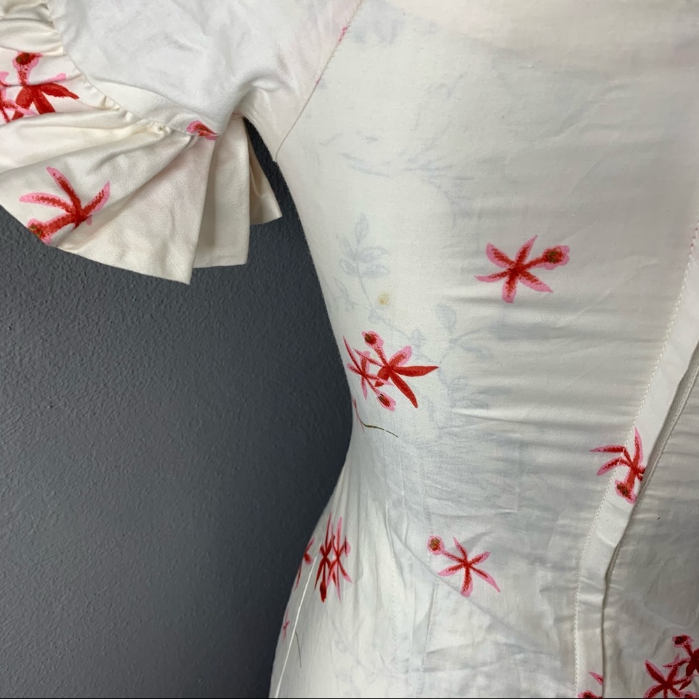 Vintage Hawaii Dress Tropical Fitted Mermaid Sz 8 - Picture 4 of 7